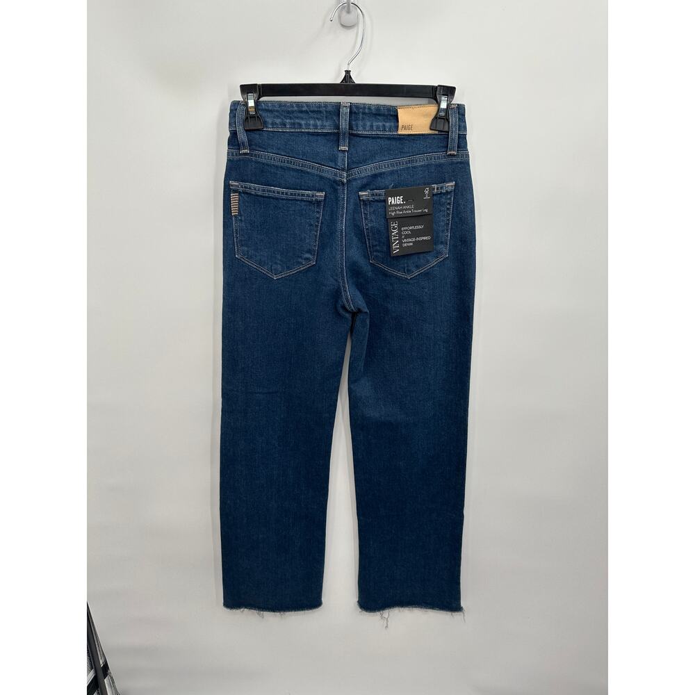 PAIGE DENIM NWT Leenah Wide Leg Ankle Jean in Gracie Lou // 00 - Picture 11 of 13